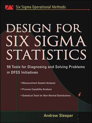 cover image of Design for Six Sigma Statistics